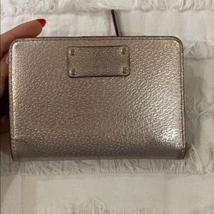 Rose gold Kate spade wallet